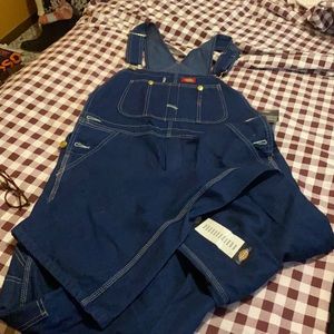 Dickies indigo bib overall sz32x32